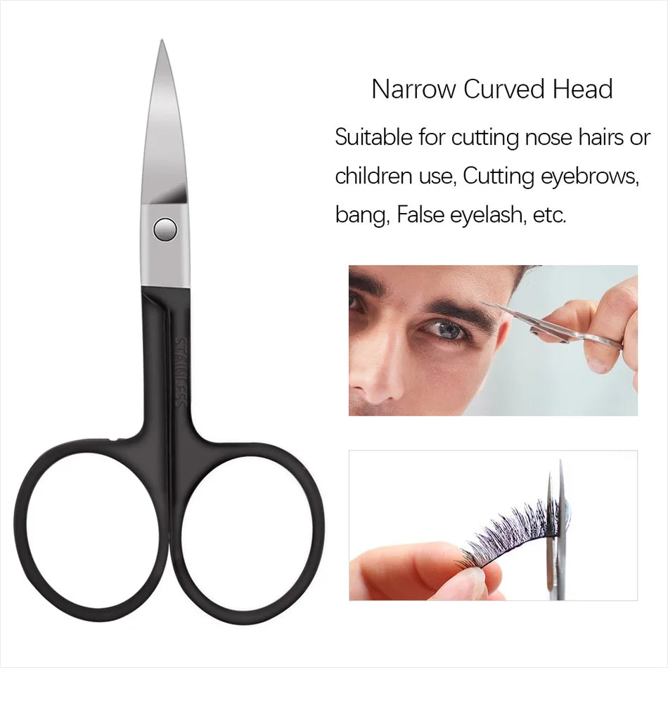 4/5Pcs Extension Tweezers Set Stainless Professional Eye Lashes Extension Tweezers Eyebrow Tongs Clip Scissors Cosmetic Tools