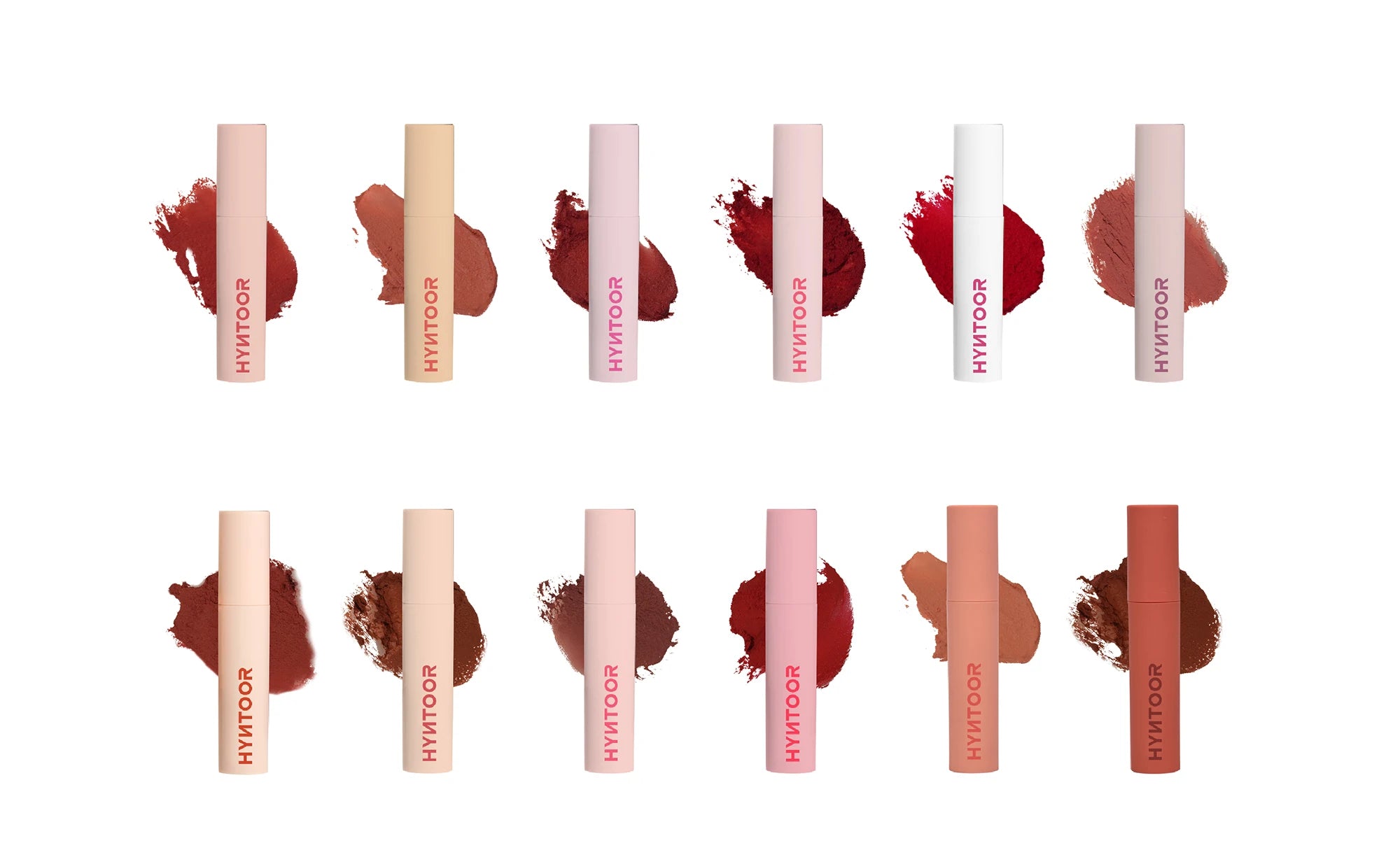 HYNTOOR Macaron Series Lip Mud 22 Colors Matte Cloud Air Velvet Lip Glaze Long-lasting Waterproof Lip Gloss Liquid Lipstick