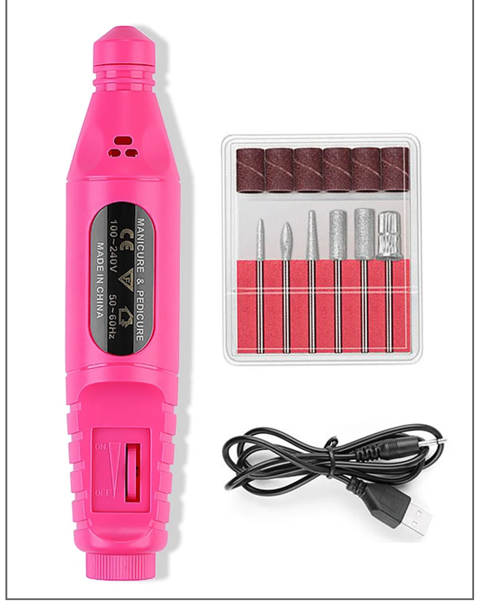 Nail set UV Nail lamp nail drying and Electric Nail Drill Gel Polish Kit Quick Building Nail Gel Extension Polygels Nail Art kit