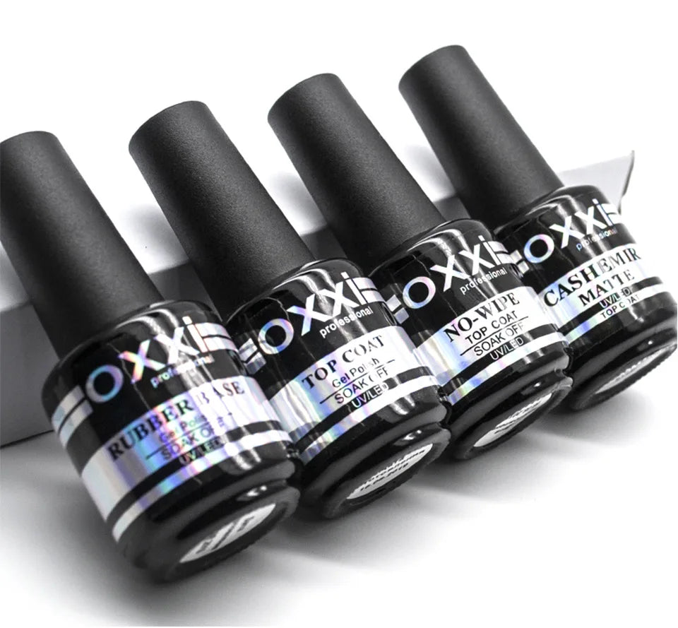 OXXI New Velvet Matte Top Coat Semi-permanent UV Nail Gel Varnish Hybrid Nails Art Desgin Matt Gellak Led Rubber Base and Top