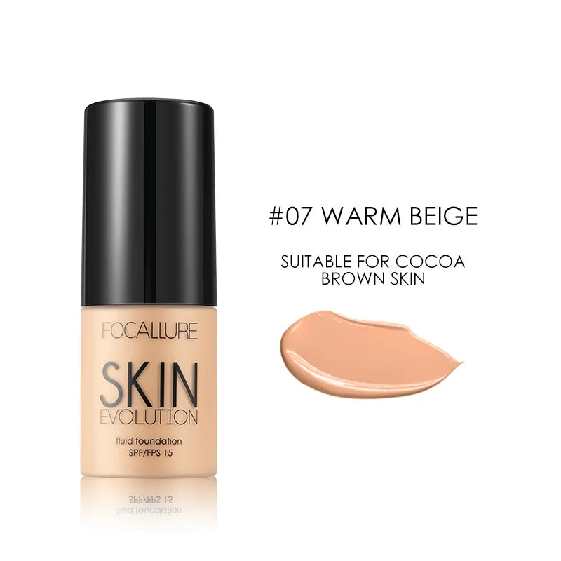 Focallure Base Face Liquid Foundation Cream Full Coverage Concealer Oil-control Moisturizing Foundation Cream Makeup For Women