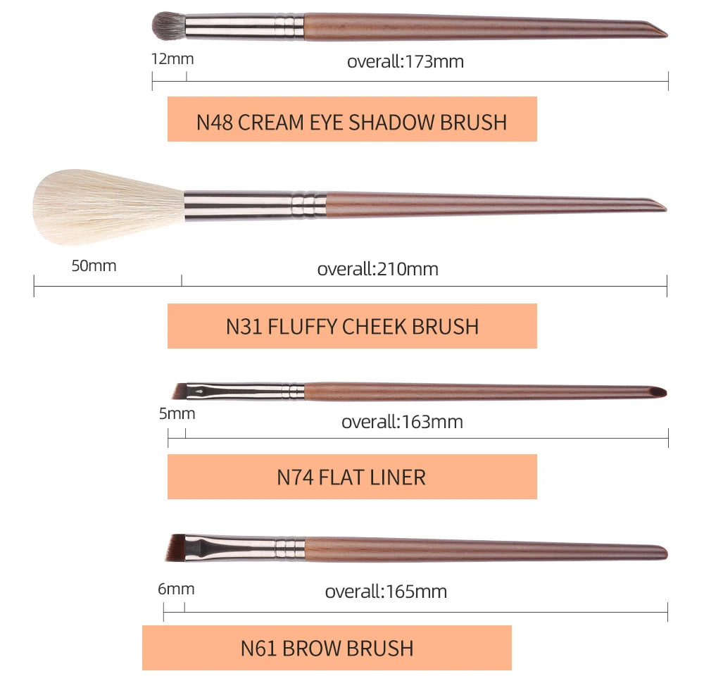 OVW Makeup Brushes Set Beauty Puff Sponge Egg Powder Kabuki Blush Concealer Eye Shadow Makeup Brush Kit