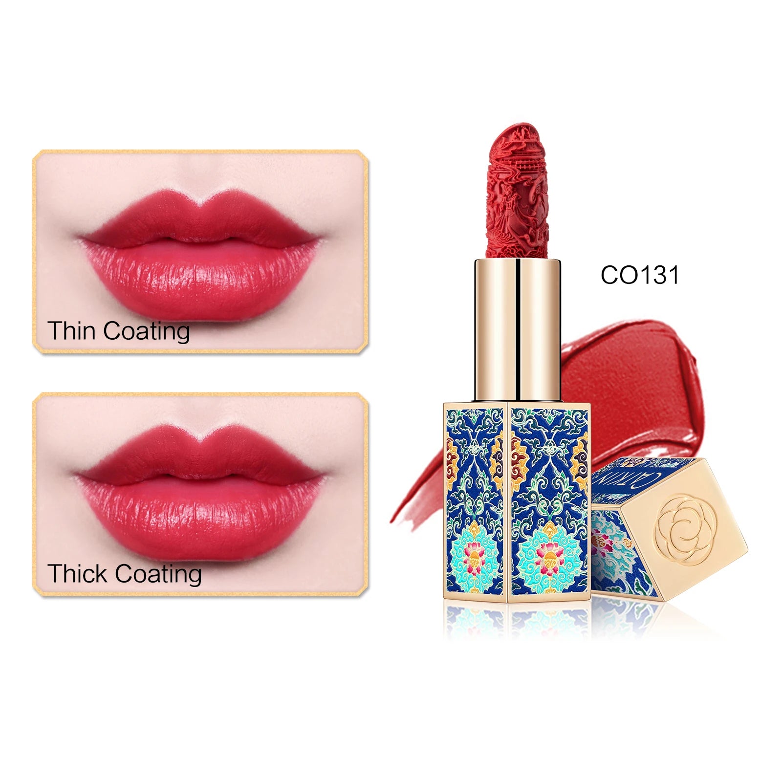 CATKIN Makeup Velvet Matte Lipstick, Hydrating Satin Long Lasting lipstick with Smooth and Creamy Texture, 3.6g