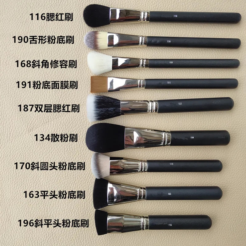 M series Makeup brushes set Foundation Blush Eyeshadow Eye Make up Brush Crease Smudge Concealer Cosmetic tool professional