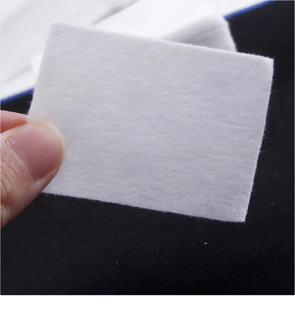 900PCS/Lot Lint-Free Nails Napkins UV Gel Polish Remover Nail Wipes Bath Manicure Gel Wipe 100% Cotton Napkins Nail Art Tools