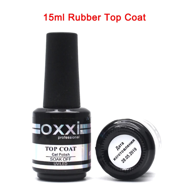 OXXI New Velvet Matte Top Coat Semi-permanent UV Nail Gel Varnish Hybrid Nails Art Desgin Matt Gellak Led Rubber Base and Top