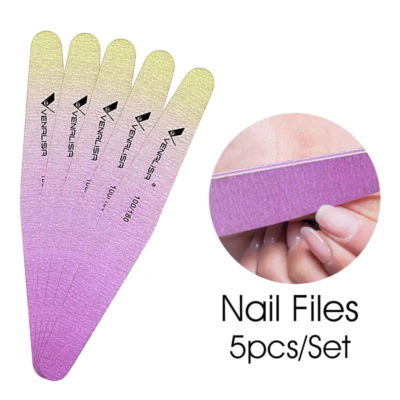 Nail Art DIY French Nail Extension Full Cover Acrylic Nails Jelly UV Gel Gum VENALISA Poly Nail Gel Slip Liquid Cleanser Remover