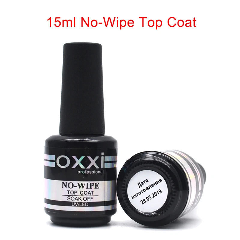 OXXI New Velvet Matte Top Coat Semi-permanent UV Nail Gel Varnish Hybrid Nails Art Desgin Matt Gellak Led Rubber Base and Top