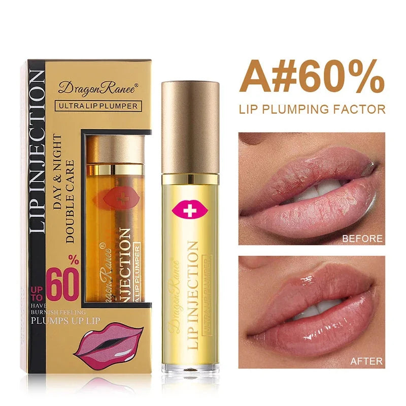 Honey Lip Volumising Enhancer Plumper Oil Reduces Fine Lines Moisturizing Remove Dark Skin Delicate Lip Care Serum Lip Cosmetic