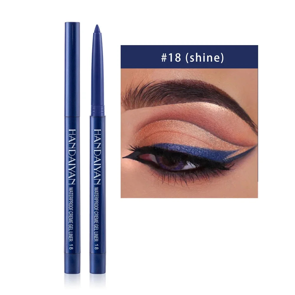 Sexy Purple Waterproof Matte Eye Cosmetics EyeLiner Pencil Long Lasting Women Fashion Pink Black Eye Charming Eye Liner Pencil