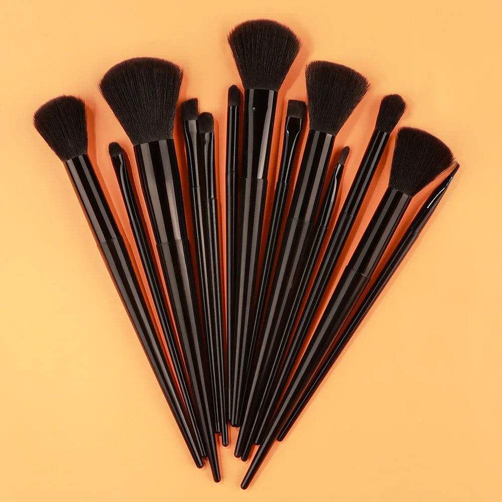 Makeup Brush Set 13Pcs Kit Cosmetic Foundation Eyeshadow Brushes Professional Powder Concealers Blush Beauty Tool makeup sponge