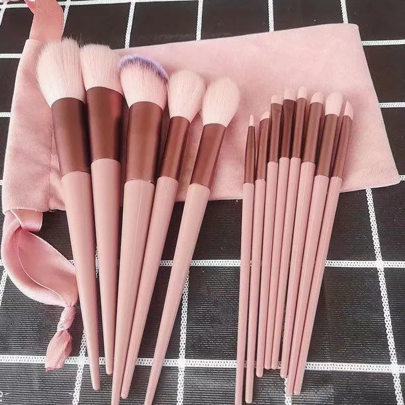 13/8PCS Makeup Brushes Pro Green Brush Set Powder Eyeshadow Blending Eyeliner Eyelash Eyebrow Make Up Beauty Cosmestic Brushes