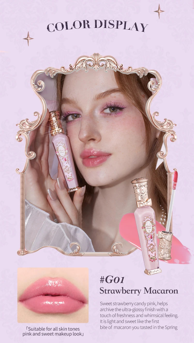 Flower Knows Strawberry Rococo Series Glowy Lipgloss