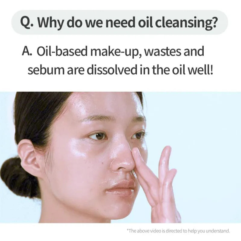 Deep Moist Cleansing Makeup Remover Oil Pore Control Cleansing Oil Quickly Makeup Removal Improve Sensitive Acne Prone Skin