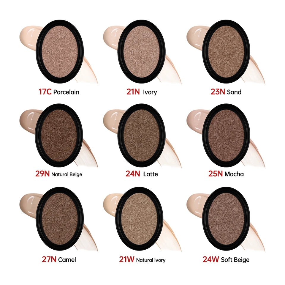 TIRTIR Cushion Refills Foundation Sunscreen Waterproof Long-lasting Brighten Foundation Cream Women Base Makeup Face Cosmetics