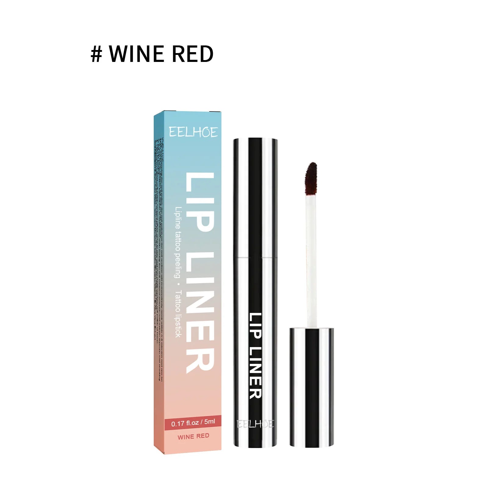 3 Colors Peel Off Lip Liner Tattoo Waterproof Long Lasting Matte Velvet Lip Tint Sexy Red Contour Lips Make Up Cosmetics