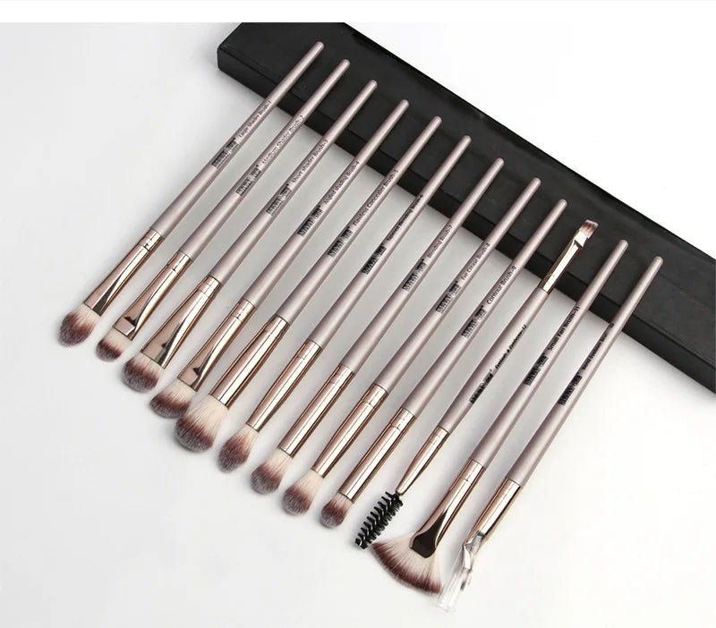 Makeup brushes set professional 12 pcs/lot Makeup Brushes Set Eye Shadow Blending Eyeliner Eyelash Eyebrow Brush For Makeup Tool