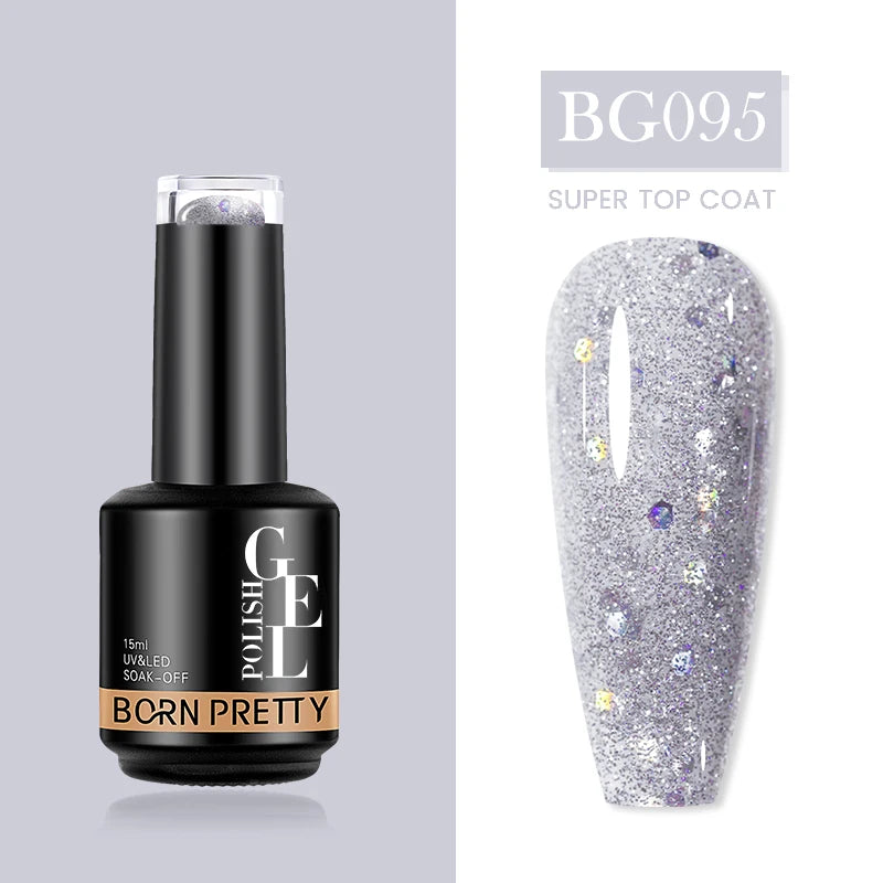 BORN PRETTY Cat Magnetic Gel Nail Polish 15ml Reflective Glitter Soak Off UV LED Gel Semi Permanent Nail Art Varnish Manicure