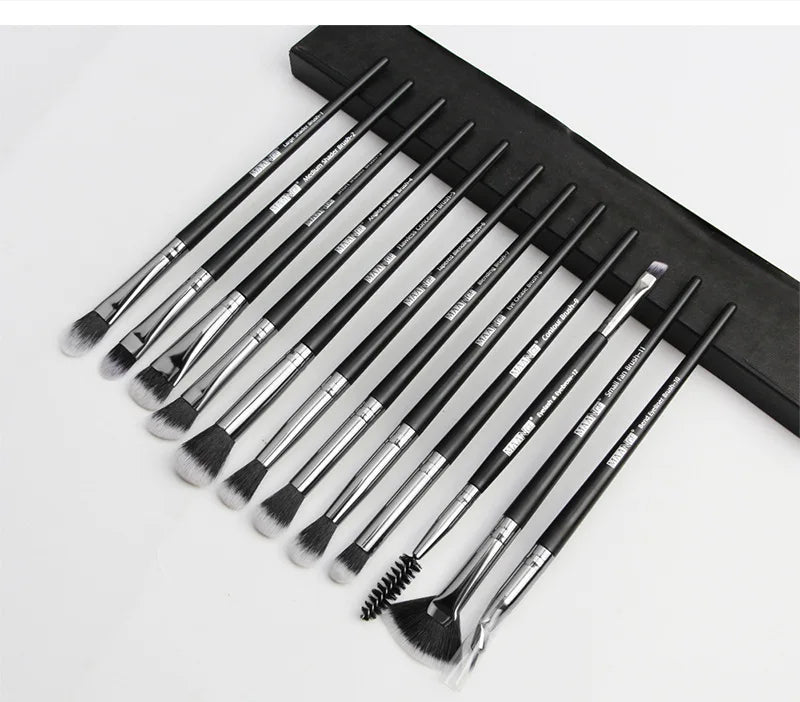 Makeup brushes set professional 12 pcs/lot Makeup Brushes Set Eye Shadow Blending Eyeliner Eyelash Eyebrow Brush For Makeup Tool