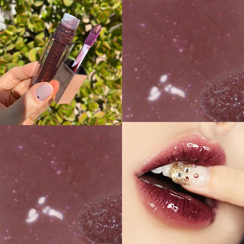 FB Gloss Bomb Cream Color Drip Lip Cream&Heat Makeup Liquid Lipstick Moisturizing Plumper Long Lasting Lipgloss 9ml