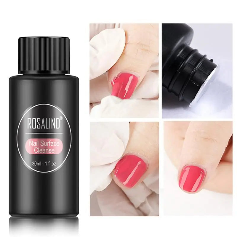 1pcs 30ml Nail Degreaser Removes Excess Gel Enhances Shine UV LED Nail Gel Polish Brush Cleaner