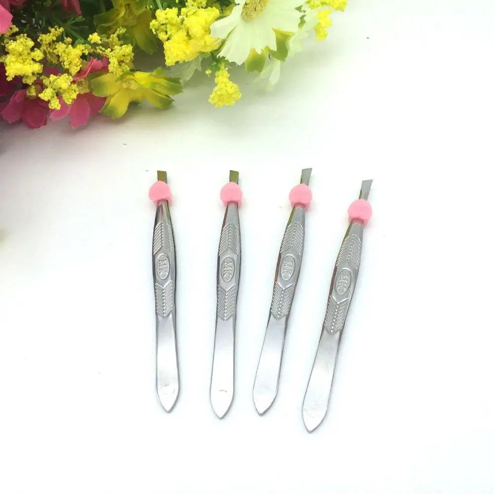 1PC Professional Eyebrow Tweezers Hair Removal Limited Stainless Steel Tweezer Tool Beauty Makeup Tool