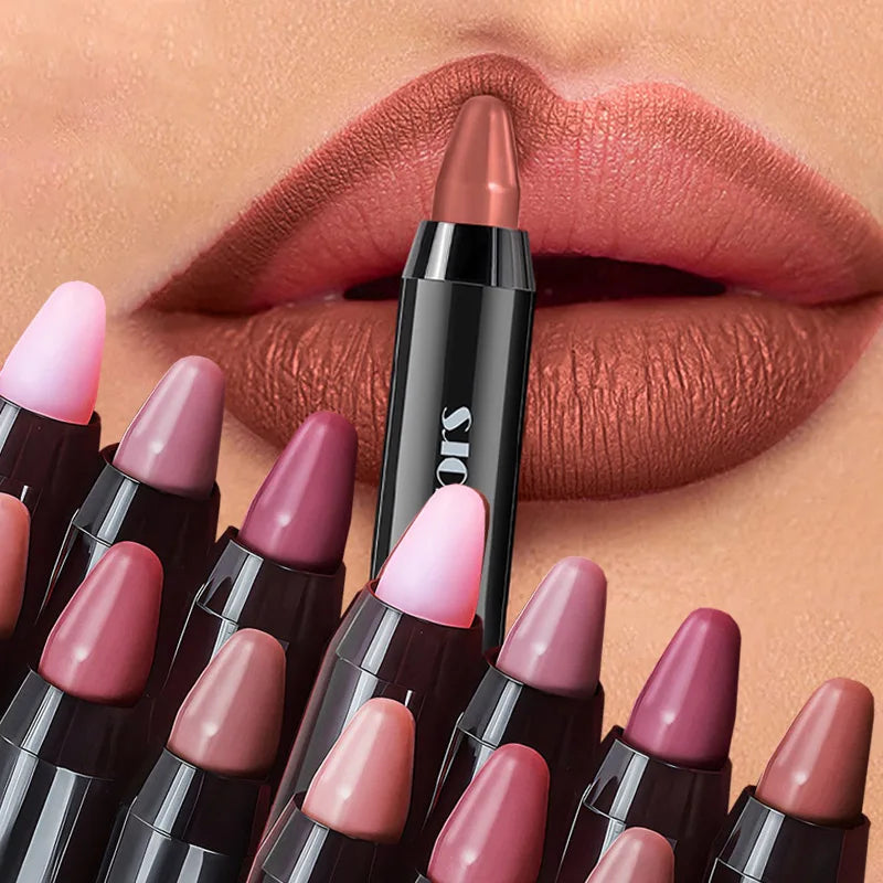 Matte Brown Lip Liner Pencil Lip Outline Contouring Lasting Waterproof Lipstick Crayon Moisturize Lip Balm Cosmetics New