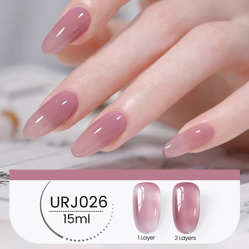 UR SUGAR 15ml Cherry Red Series Color Gel  Party Colors Gel Varnishes All For Nails Soak Off UV LED Semi Permanent Nail Art