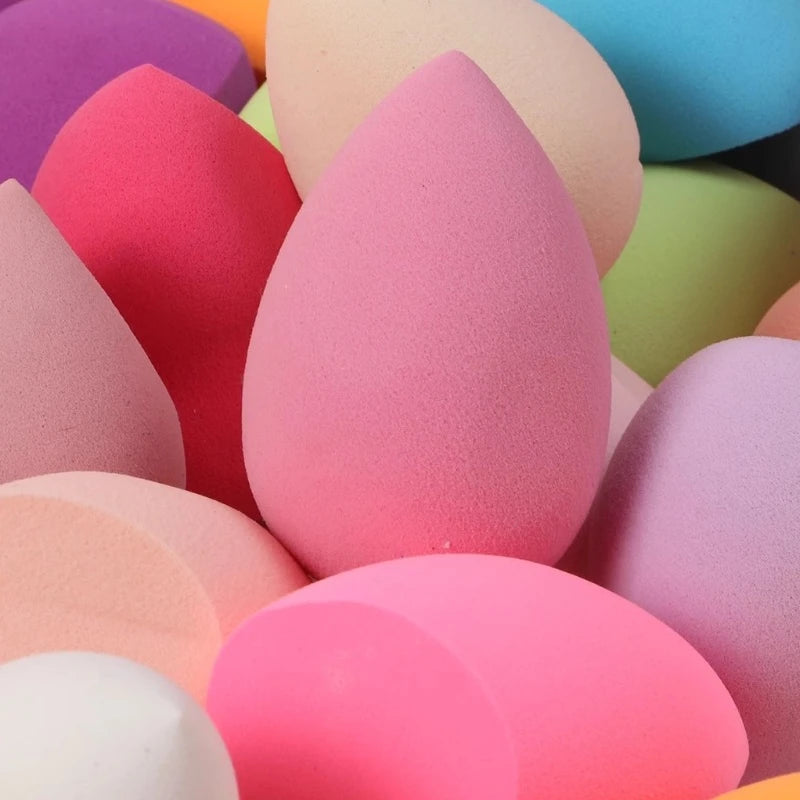 100/10Pcs Colorful Makeup Sponges Beauty Egg Face Liquid Foundation Concealer Blender Cosmetic Puff Makeup Sponge Tools