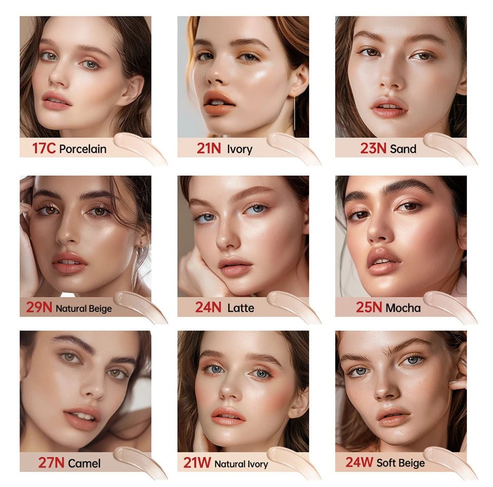 TIRTIR Cushion Refills Foundation Sunscreen Waterproof Long-lasting Brighten Foundation Cream Women Base Makeup Face Cosmetics