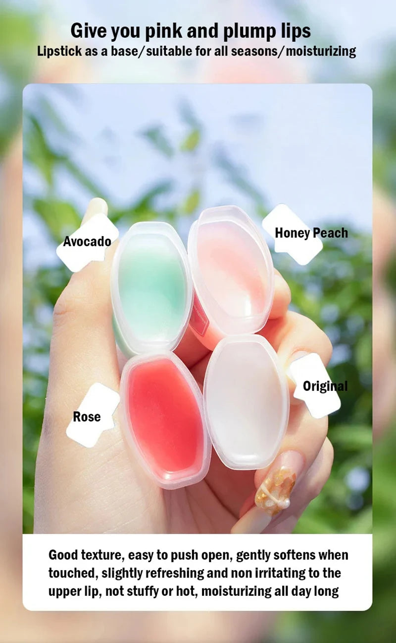 Natural Plant Lip Balm Moisturizing Lipsticks Base Cute Makeup Anti-Cracking Lip Oil Original Korean Cosmetics Skin Care New