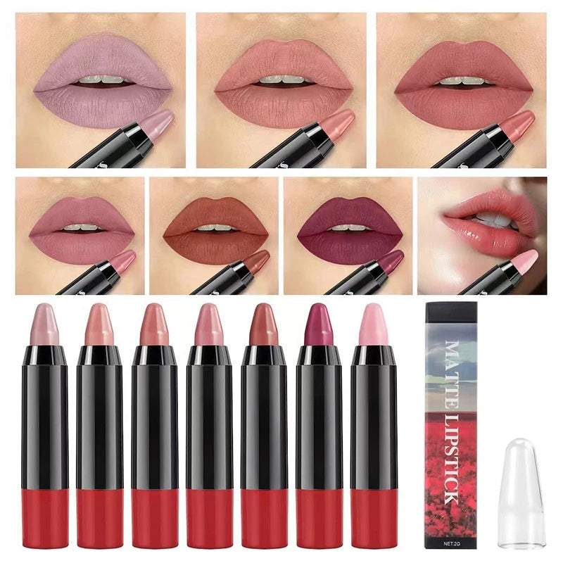 Matte Brown Lip Liner Pencil Lip Outline Contouring Lasting Waterproof Lipstick Crayon Moisturize Lip Balm Cosmetics New