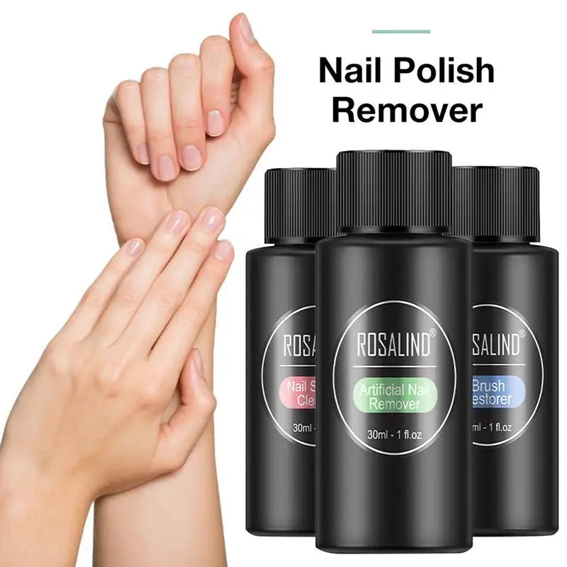 1pcs 30ml Nail Degreaser Removes Excess Gel Enhances Shine UV LED Nail Gel Polish Brush Cleaner