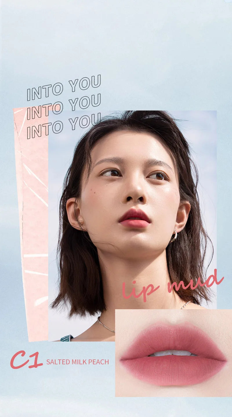 INTO YOU LIP MUD The Female Protagonist's Lips And Cheeks Are Dual Purpose Misted Face Mouth And Red Lip Beauty Cosmetics