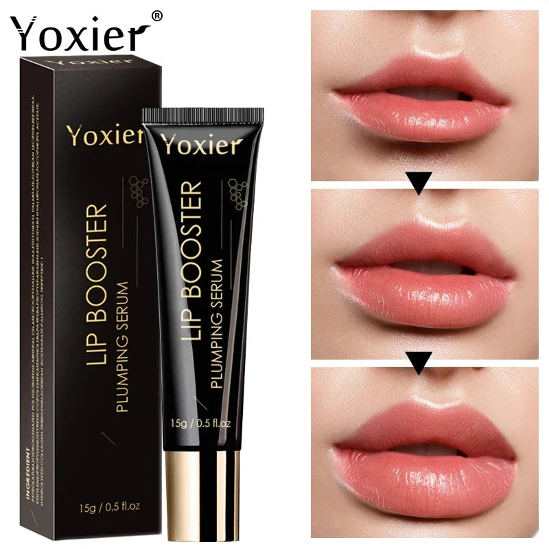 Lip Booster Essence Lips Plumping Serum Reduce Dryness Fine Lines Moisturizing Booster Plumper Repair Lip Care Lipsalve