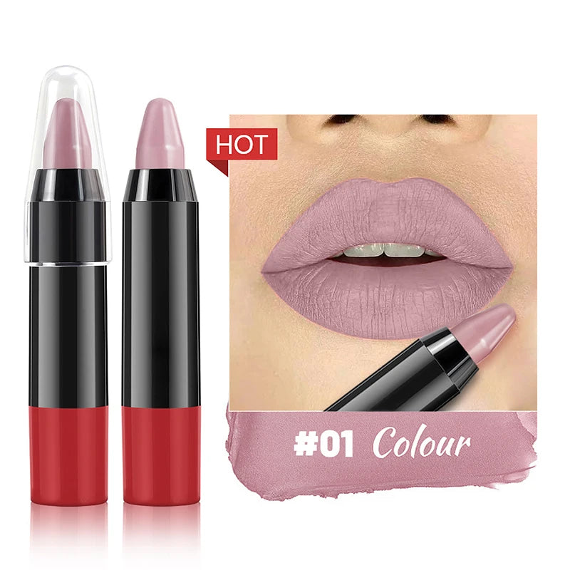 Matte Brown Lip Liner Pencil Lip Outline Contouring Lasting Waterproof Lipstick Crayon Moisturize Lip Balm Cosmetics New