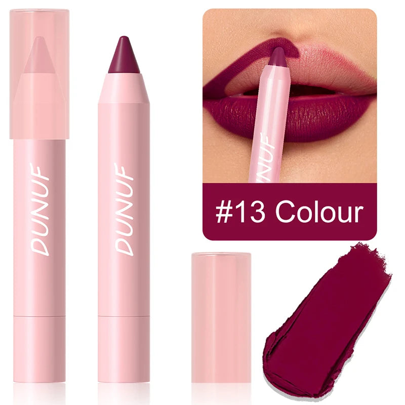 Nude Brown Lip Liner Pencil Labial Makeup Waterproof Matte Lipstick 18 Color Red Contour Tint Crayon Pen Lip Contouring Cosmetic