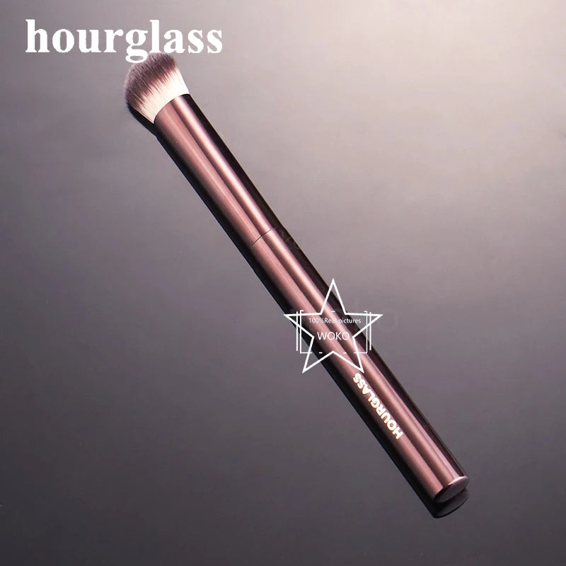 Hourglass Seamless Finish Concealer Brush Angled Concealer Brush Face Buildable Coverage Liquid Cream Stick Blending Makeup Tool