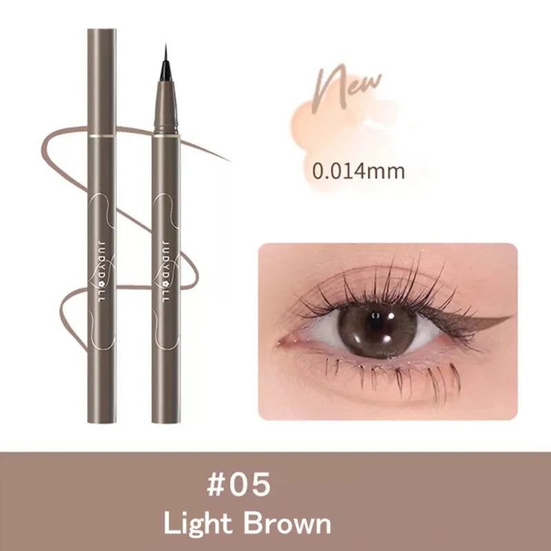 Judydoll Ultra-fine Liquid Eyeliner Pen Matte Lying Silkworm Eye Lash Pencil Fast Dry Smooth Lasting Eye Shadow Stick Makeup