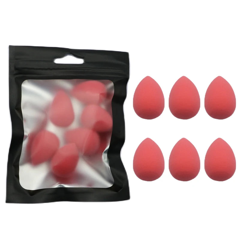 OGEYERO 6pcs Mini Makeup Sponge Puff Beauty Powder Sponge for Makeup Concealer Liquid Foundation Face Cosmetic Puff Make Up Spon