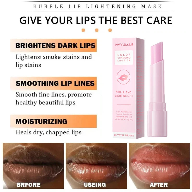 Remove Dark Smoke Lip Balm Lightening Melanin Bleaching Gloss Oil Lips Pink Lipstick Exfoliating Fade Lip Lines Korean Cosmetics