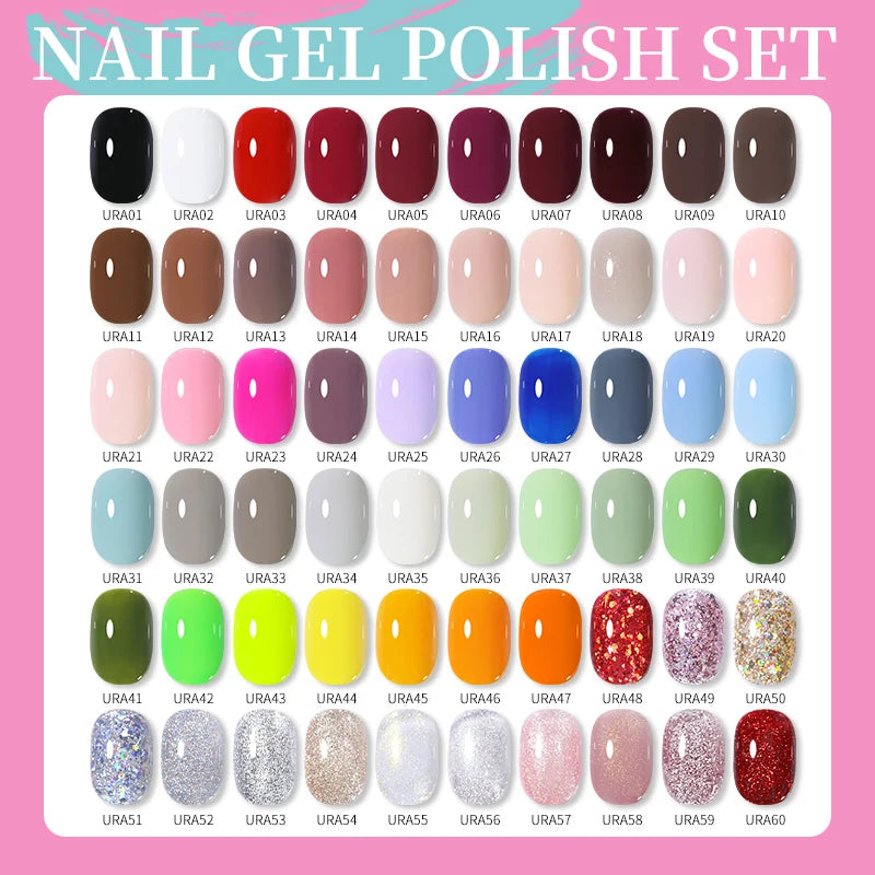 UR SUGAR 15ml Cherry Red Series Color Gel  Party Colors Gel Varnishes All For Nails Soak Off UV LED Semi Permanent Nail Art