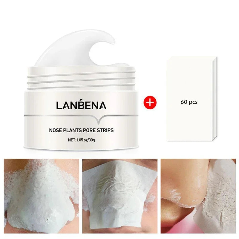 Nose Blackhead Remover Cream Pore Strip Tearing Mask Peeling Acne Cleaner Nasal Patch Black Dots Deep Deaning Skin Care Makeup