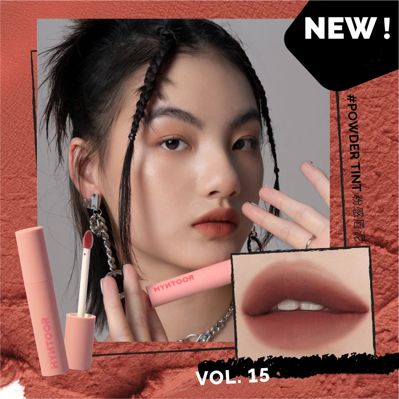 HYNTOOR Macaron Series Lip Mud 22 Colors Matte Cloud Air Velvet Lip Glaze Long-lasting Waterproof Lip Gloss Liquid Lipstick