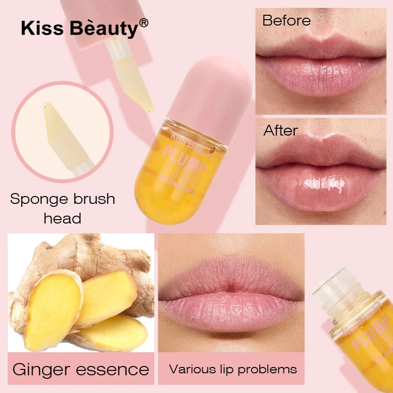 Long Lasting Lip Plumper Oil Instant Volumising Enhancer Lip Serum Collagen Lips Volume Lipgloss Sexy Cosmetic Volume Increases