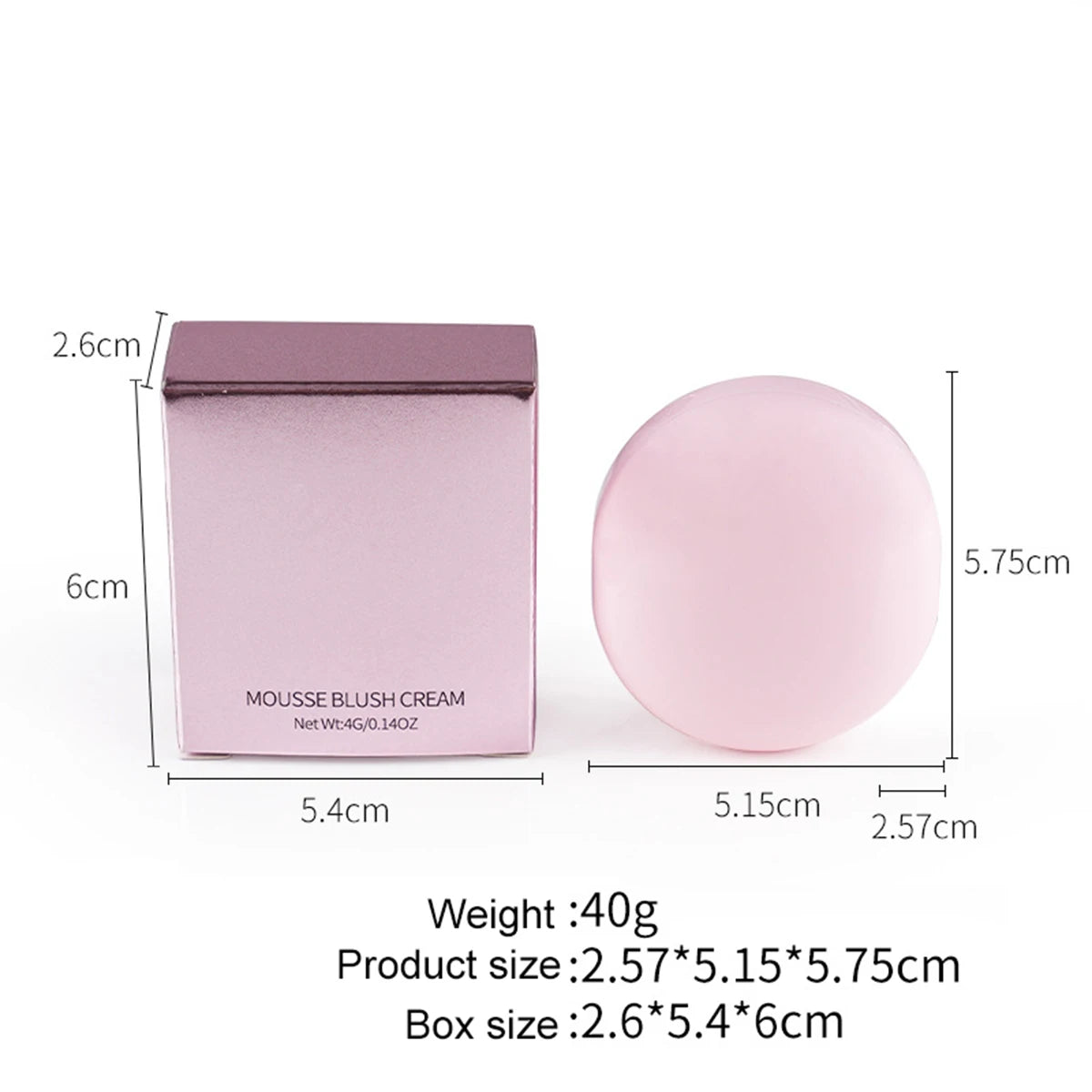 Rare Stay Vulnerable Melting Blush 5g Nearly Neutral Luminous Blush Cream Natural Nude Lip & Cheek Dual Blush No Logo