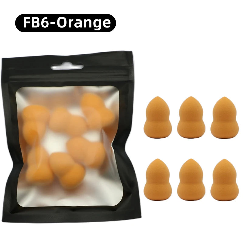 OGEYERO 6pcs Mini Makeup Sponge Puff Beauty Powder Sponge for Makeup Concealer Liquid Foundation Face Cosmetic Puff Make Up Spon