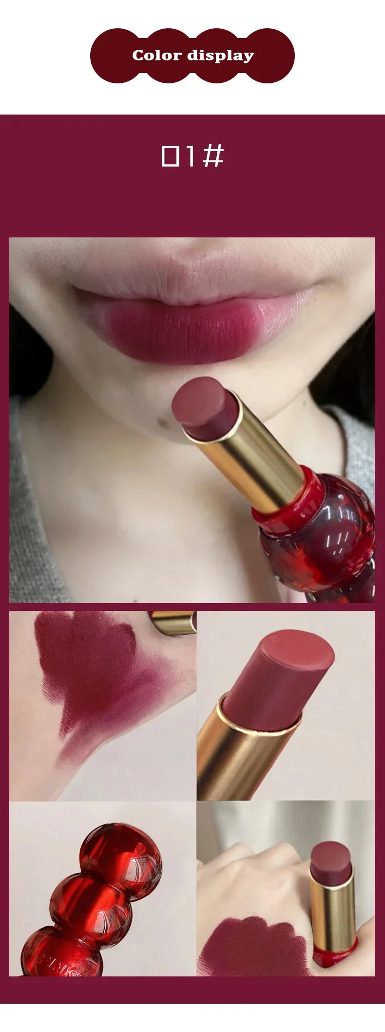 Waterproof Velvet Lipstick Easy To Wear Longstay Lip Stick Long-Lasting Matte Nude Lip Glaze Non-stick Makeup Lip Tint Cosmetics