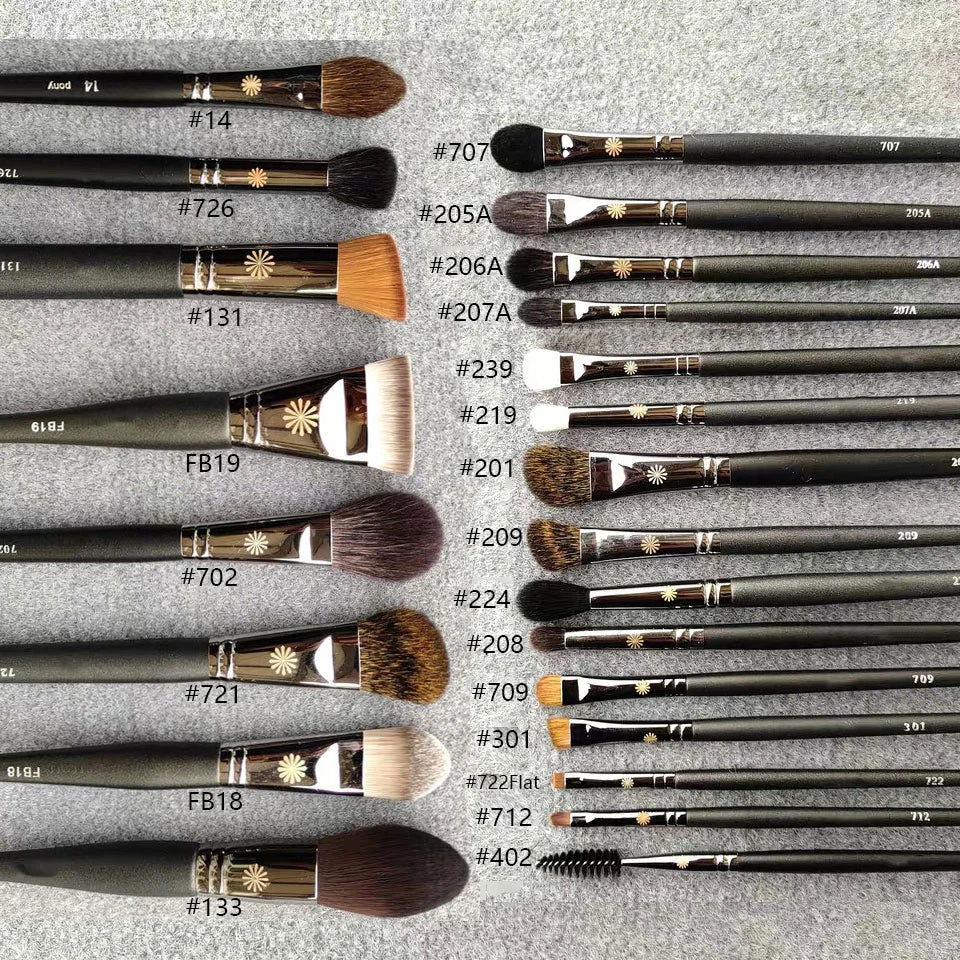 23pcs/set Animal Hair Makeup Brushes Set Foundation Powder Contour Make Up Brush Kit Eyeshadow Highlight Squirrel Goat hair Eye