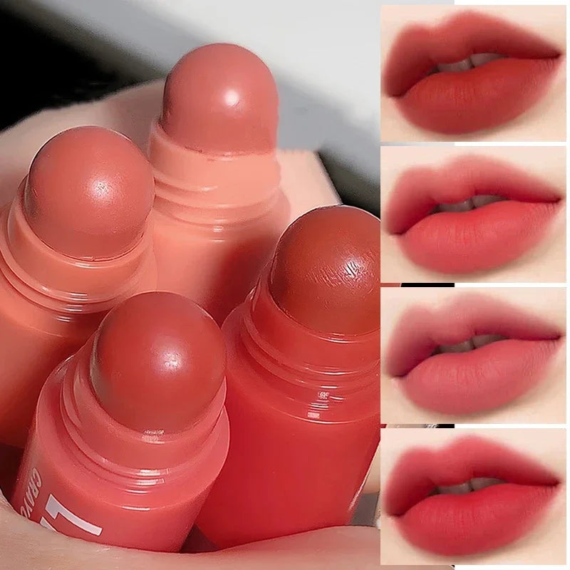 4 Colors In 1 Matte Nude Pink Red Lipstick Lip Liner Pen Long Long Waterproof Crayon Lipstick Pencil Lips Makeup Cosmetic Kit